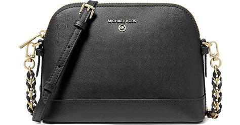 michael kors jet set charm dome crossbody|jet set large crossbody bag.